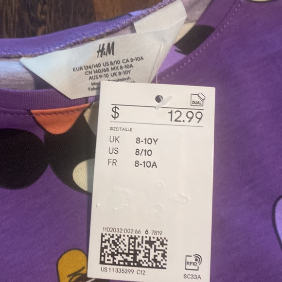 H&M Dresses Hm Disney Characters Dress Poshmark